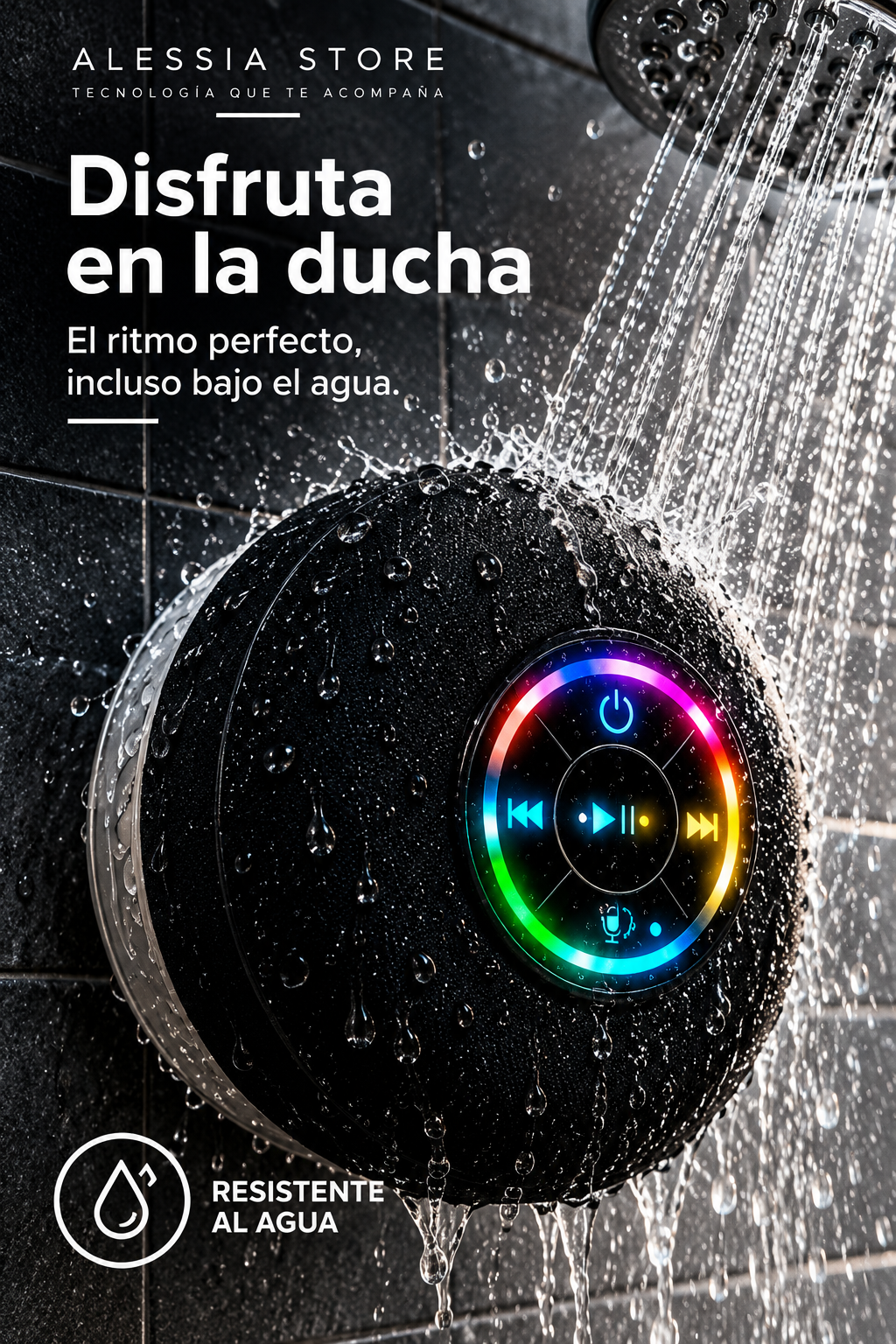 Altavoz Bluetooth 5.0 LED – Música en cualquier lugar